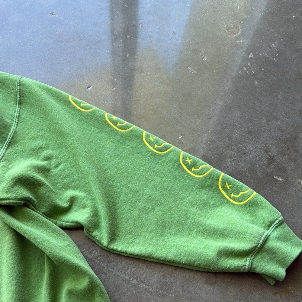 UO Nirvana Smile Oversized Crew Neck Sweathirt - Picture 7 of 14